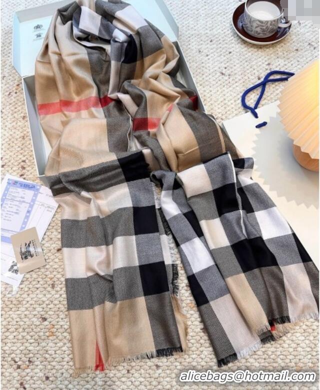 Good Product Burberry Cashmere Long Scarf BR091017 Beige 2025