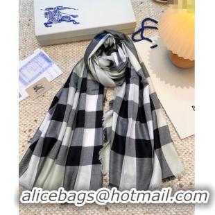 Unique Grade Burberry Cashmere Long Scarf BR091017 Grey 2025