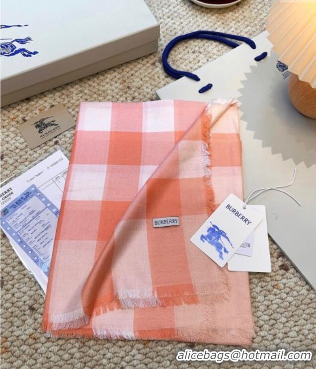 Good Product Burberry Cashmere Long Scarf BR091017 Pink 2025