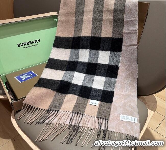 Most Popular Burberry TB Cashmere Wool Long Scarf 30x180cm BR091018 Pink 2025