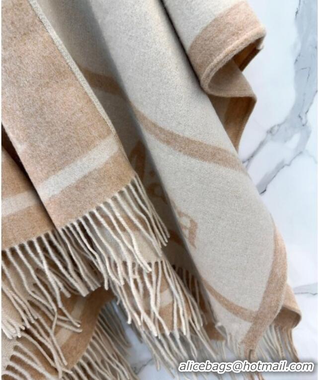 Good Product MaxMara Wool Cape with Fringes BR091028 Beige 2025