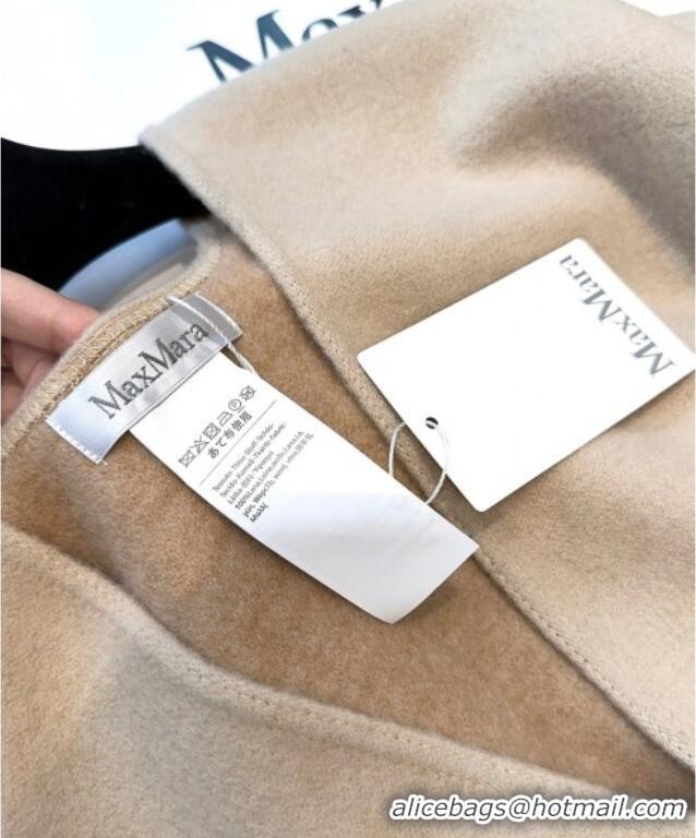 Good Product MaxMara Wool Cape with Fringes BR091028 Beige 2025