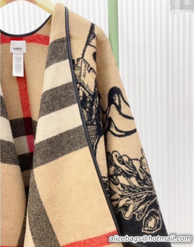 Best Quality Burberry Knight Cape BR091027 Camel 2025