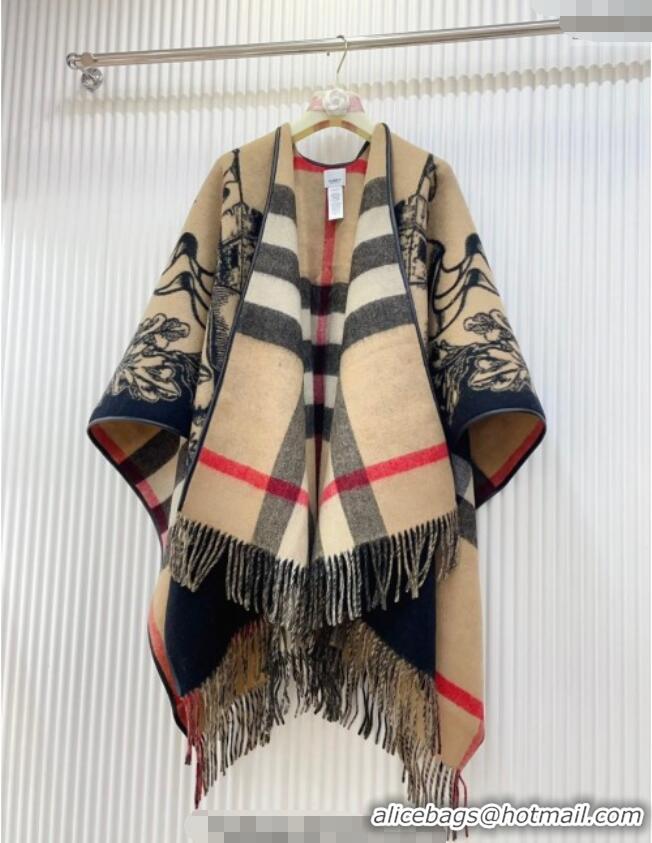 Best Quality Burberry Knight Cape BR091027 Camel 2025