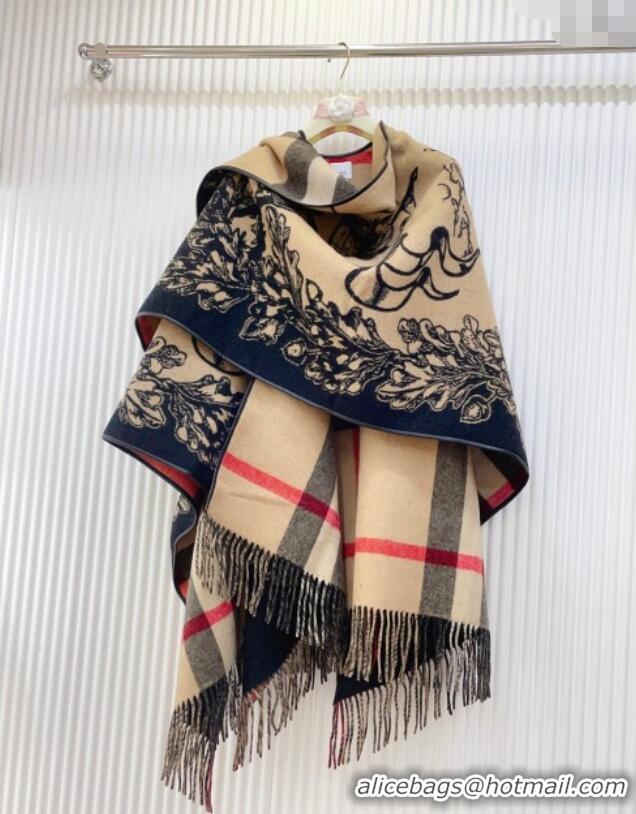 Best Quality Burberry Knight Cape BR091027 Camel 2025