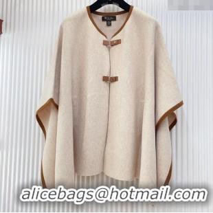 Buy Fashionable Loro Piana Cashmere Cape LP091031 White 2025