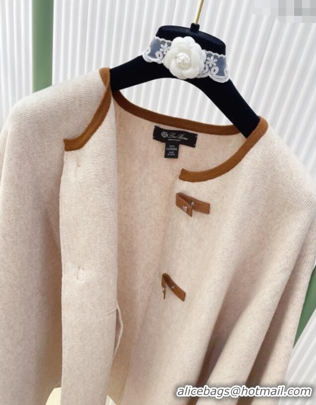 Buy Fashionable Loro Piana Cashmere Cape LP091031 White 2025