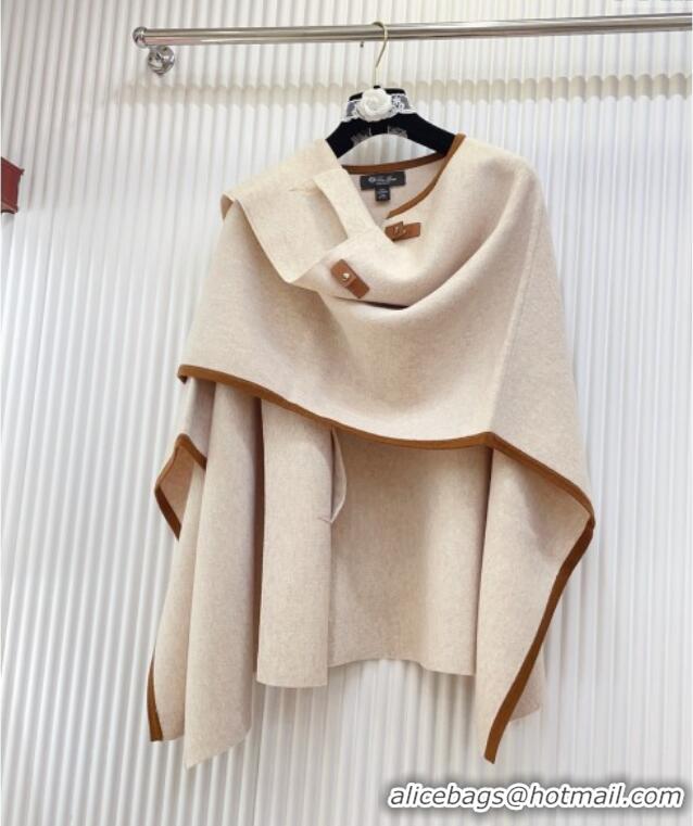 Buy Fashionable Loro Piana Cashmere Cape LP091031 White 2025