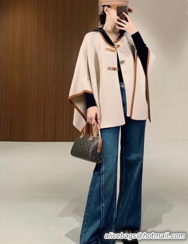 Buy Fashionable Loro Piana Cashmere Cape LP091031 White 2025