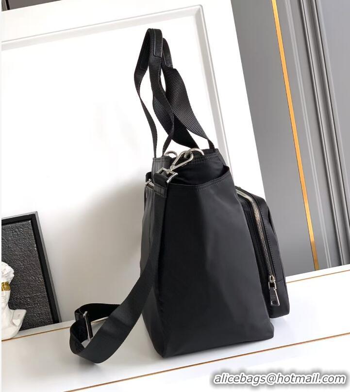 Famous Brand Cheap Prada Tessuto Nylon Diaper Bag BR4102 Black