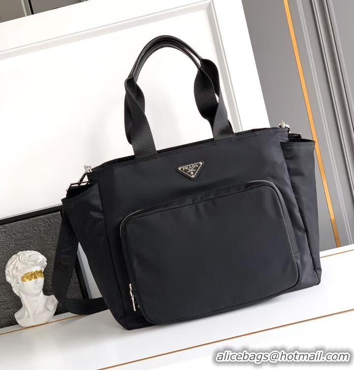 Famous Brand Cheap Prada Tessuto Nylon Diaper Bag BR4102 Black