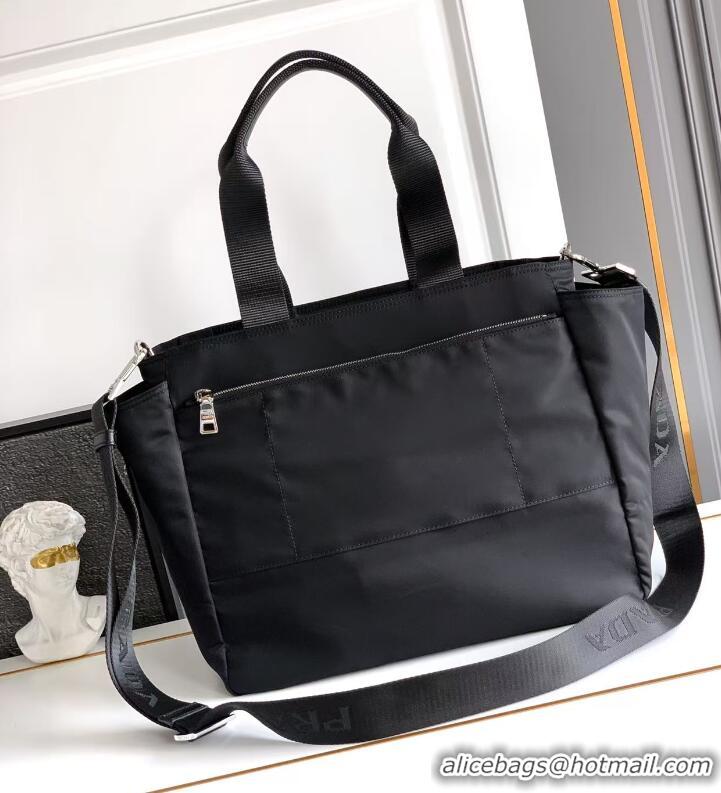 Famous Brand Cheap Prada Tessuto Nylon Diaper Bag BR4102 Black
