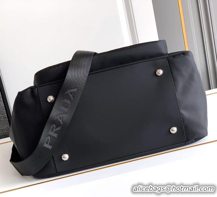 Famous Brand Cheap Prada Tessuto Nylon Diaper Bag BR4102 Black