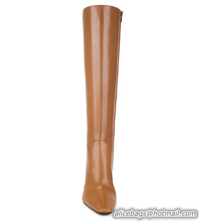 ​Grade Design Saint Laurent Francoise Boot In Dark Macadamia Y7988 Brown
