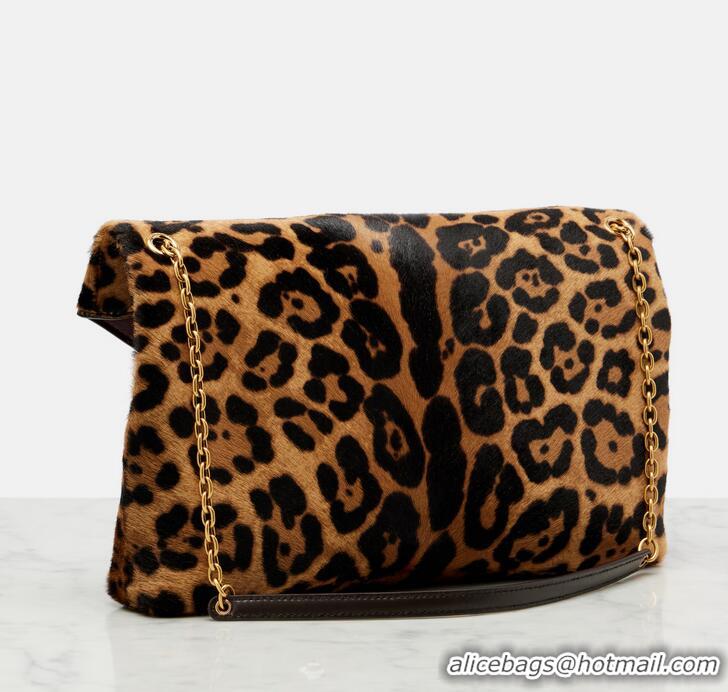 Famous Brand Saint Laurent Cassandre Calf Hair Shoulder Bag Y5789