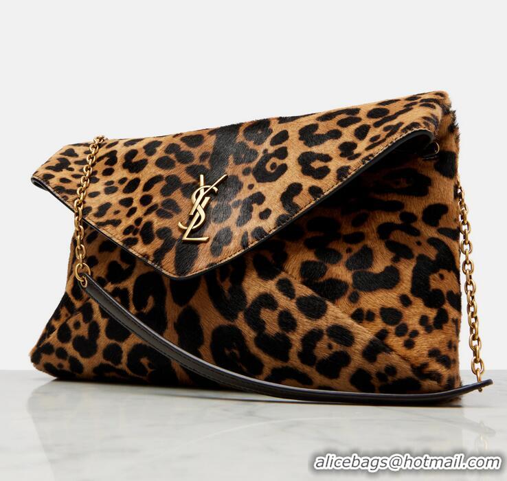 Famous Brand Saint Laurent Cassandre Calf Hair Shoulder Bag Y5789