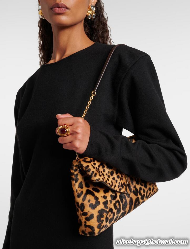 Famous Brand Saint Laurent Cassandre Calf Hair Shoulder Bag Y5789