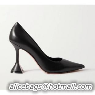 ​Grade Promotional Amina Muaddi Ami Leather Pumps AM2169 Black