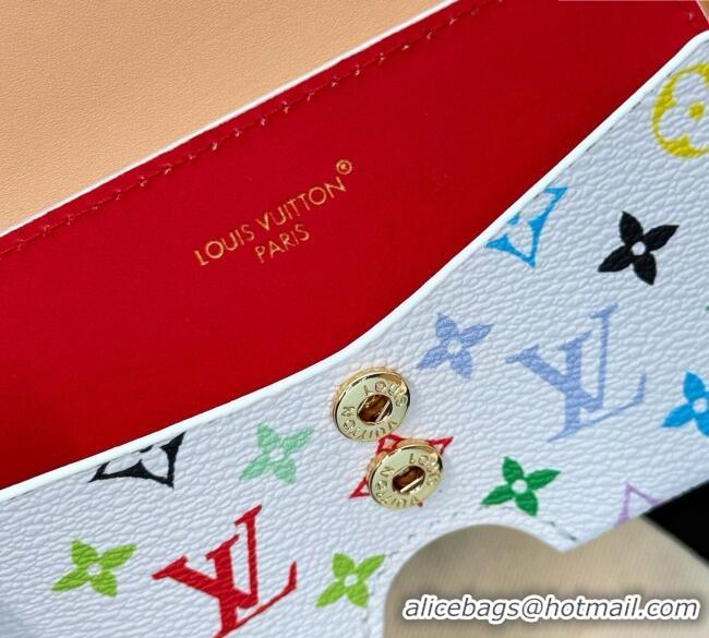 Buy Cheapest Louis Vuitton LV Glasses Holder M02701 White/Multicolor 2025