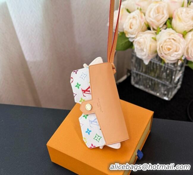 Buy Cheapest Louis Vuitton LV Glasses Holder M02701 White/Multicolor 2025