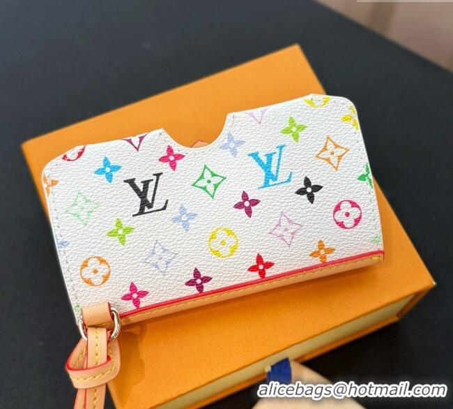 Buy Cheapest Louis Vuitton LV Glasses Holder M02701 White/Multicolor 2025