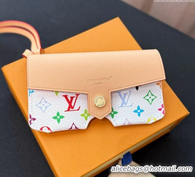 Buy Cheapest Louis Vuitton LV Glasses Holder M02701 White/Multicolor 2025