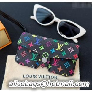 Grade Quality Louis Vuitton LV Glasses Holder M02701 Black/Multicolor 2025
