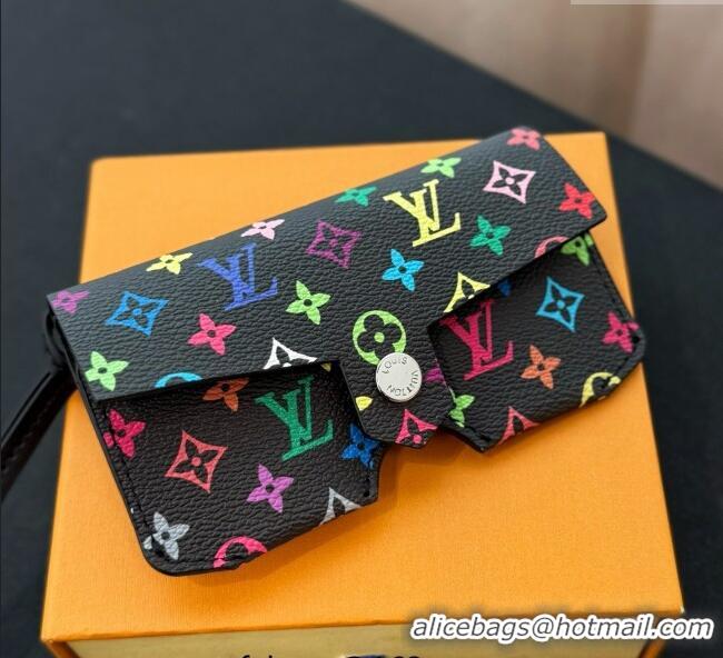 Grade Quality Louis Vuitton LV Glasses Holder M02701 Black/Multicolor 2025