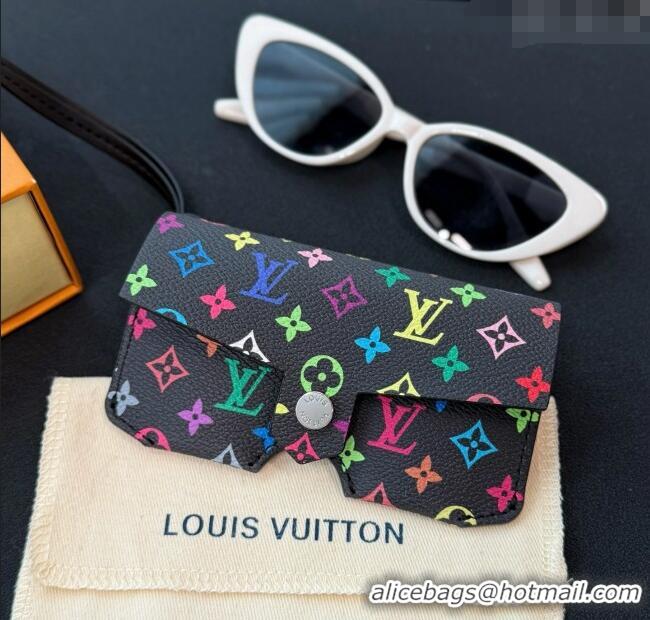 Grade Quality Louis Vuitton LV Glasses Holder M02701 Black/Multicolor 2025
