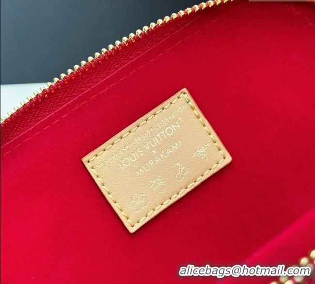 Top Design Louis Vuitton LV x TM Cerise Cherry Sunglasses Pouch GI1332 Brown/Red 2025