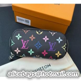 New Cheap Louis Vuitton LV x TM Sunglasses Pouch GI1287 Black/Multicolor 2025