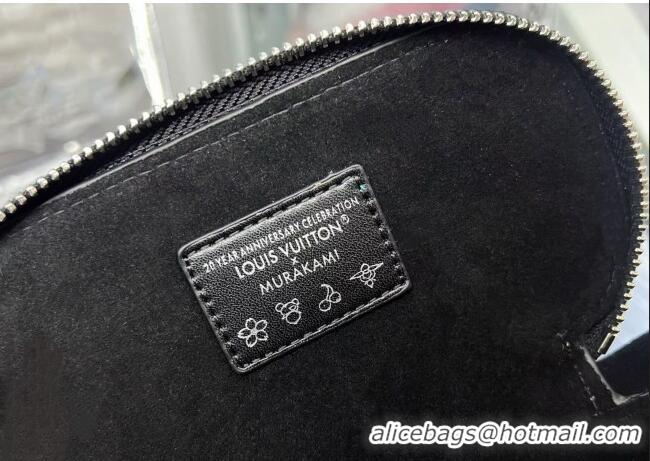 New Cheap Louis Vuitton LV x TM Sunglasses Pouch GI1287 Black/Multicolor 2025