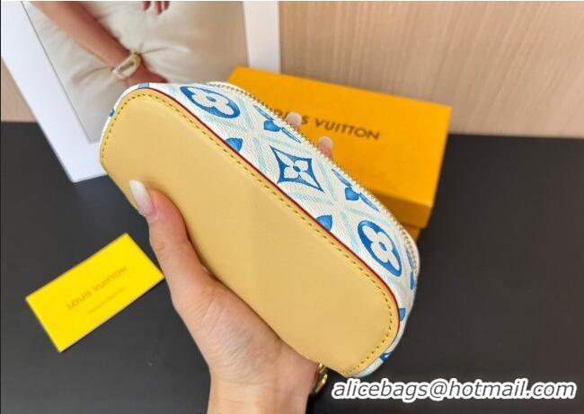 Luxury Cheap Louis Vuitton Sunglasses Pouch GI0835 Blue 2025