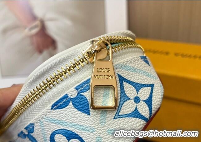 Luxury Cheap Louis Vuitton Sunglasses Pouch GI0835 Blue 2025
