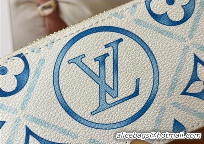 Luxury Cheap Louis Vuitton Sunglasses Pouch GI0835 Blue 2025