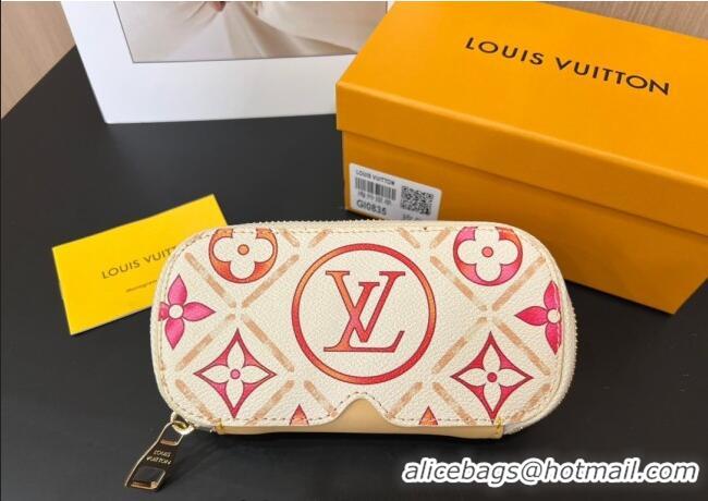 Luxury Cheap Louis Vuitton Sunglasses Pouch GI0835 Pink 2025