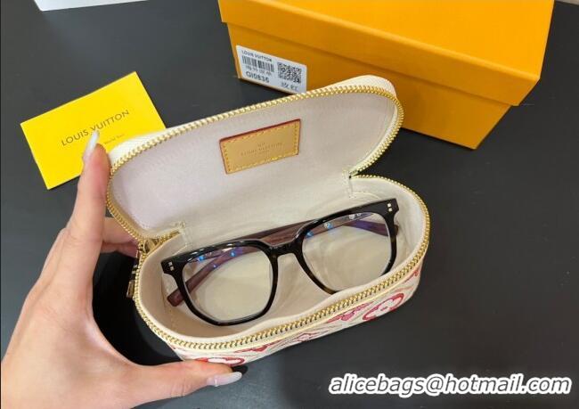 Luxury Cheap Louis Vuitton Sunglasses Pouch GI0835 Pink 2025