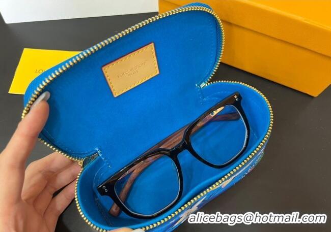 Top Grade Louis Vuitton Sunglasses Pouch GI1070 Blue 2025