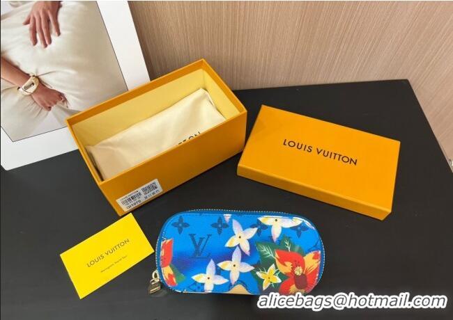 Top Grade Louis Vuitton Sunglasses Pouch GI1070 Blue 2025