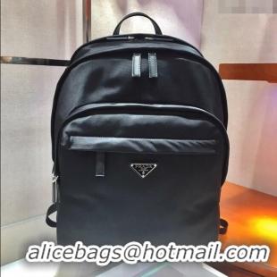 Good Product Prada Re-Nylon and Saffiano Leather Backpack 2VZ048 Black 2025