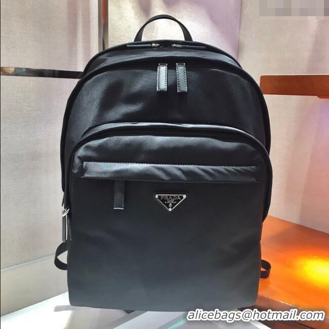 Good Product Prada Re-Nylon and Saffiano Leather Backpack 2VZ048 Black 2025