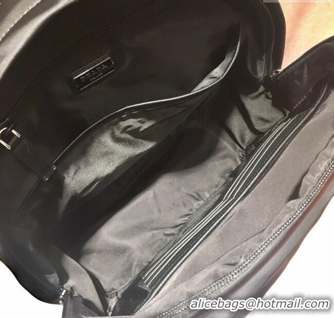 Good Product Prada Re-Nylon and Saffiano Leather Backpack 2VZ048 Black 2025