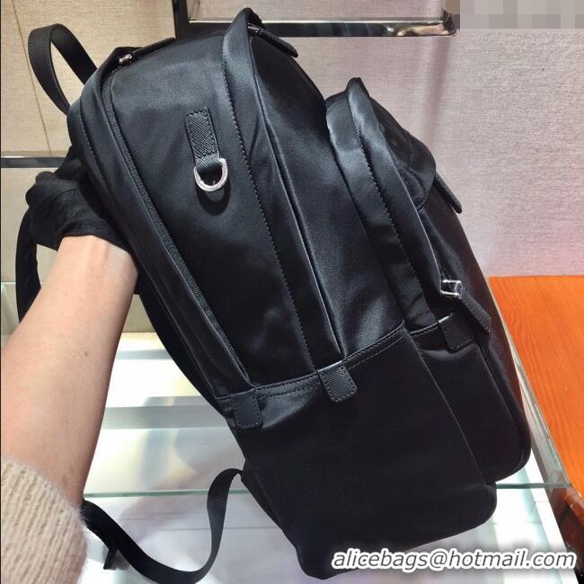 Good Product Prada Re-Nylon and Saffiano Leather Backpack 2VZ048 Black 2025