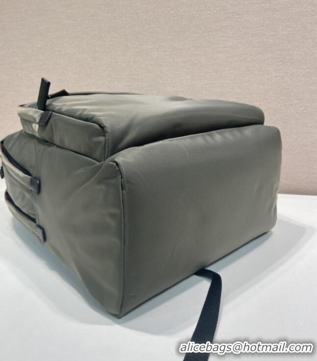 Best Price Prada Re-Nylon and Saffiano Leather Backpack 2VZ048 Forest Green 2025