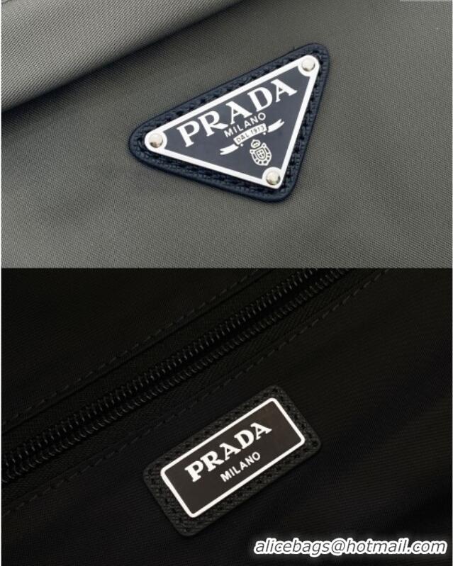 Best Price Prada Re-Nylon and Saffiano Leather Backpack 2VZ048 Forest Green 2025