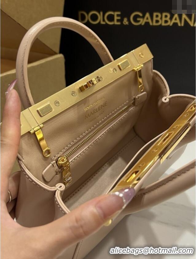 Discount Dolce&Gabbana Marlene Day Mini Handbag in Palmated Calfskin D1706 Beige 2025
