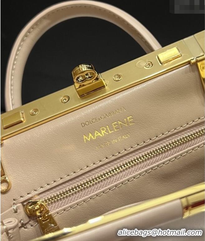 Discount Dolce&Gabbana Marlene Day Mini Handbag in Palmated Calfskin D1706 Beige 2025