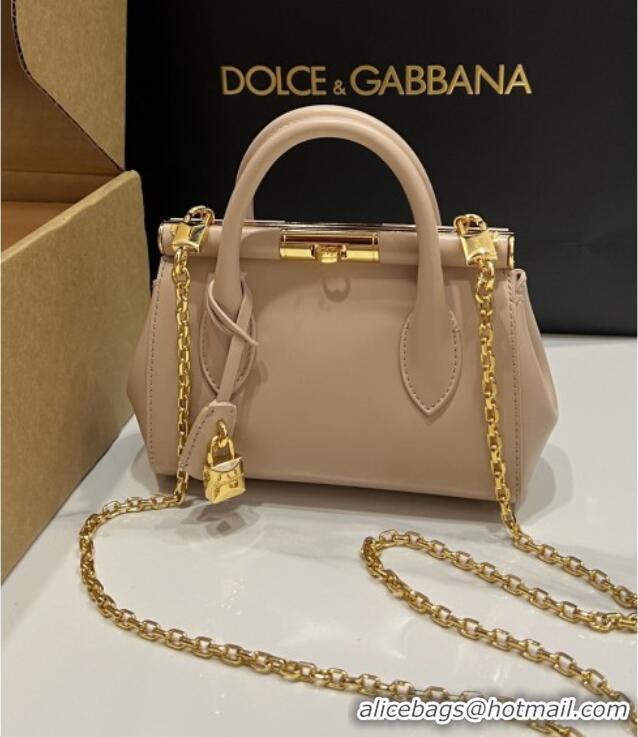 Discount Dolce&Gabbana Marlene Day Mini Handbag in Palmated Calfskin D1706 Beige 2025