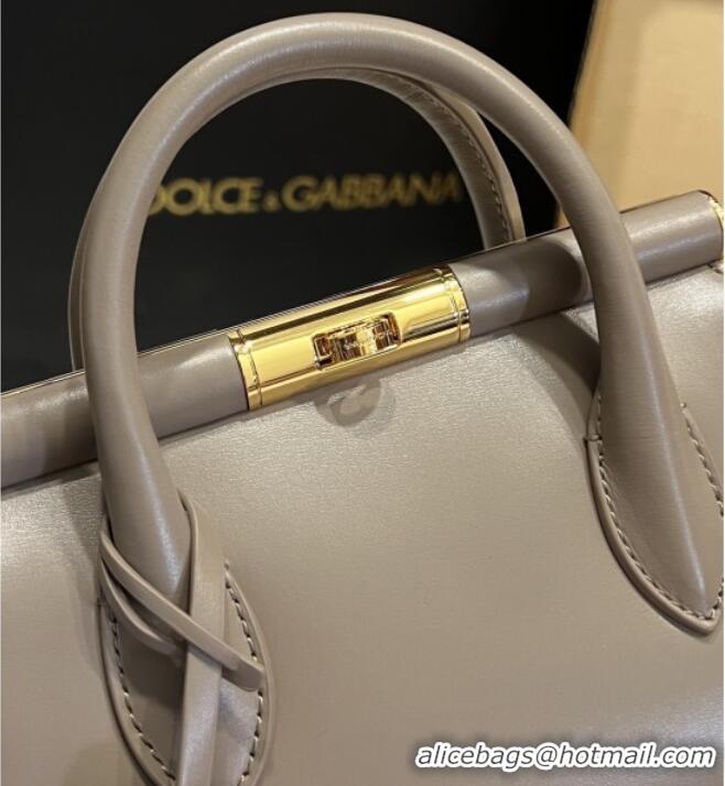 Well Crafted Dolce&Gabbana Marlene Day Mini Handbag in Palmated Calfskin D1706 Grey 2025
