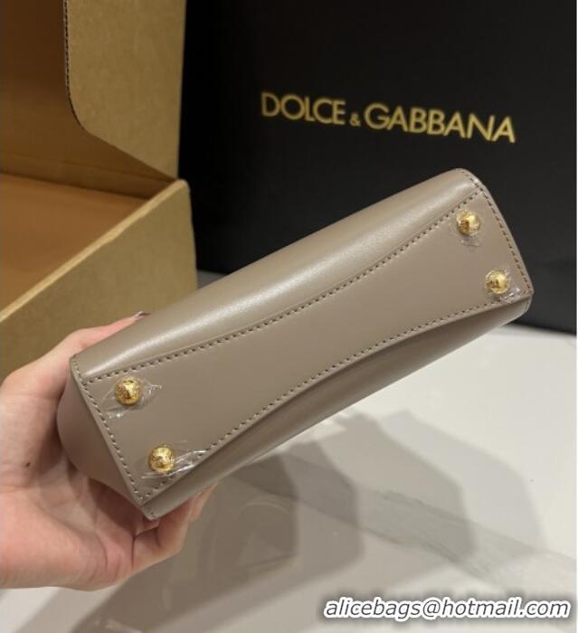 Well Crafted Dolce&Gabbana Marlene Day Mini Handbag in Palmated Calfskin D1706 Grey 2025